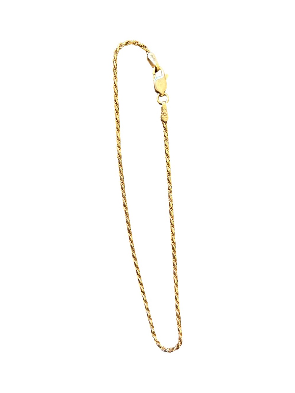 Milor Italy 14k Rose Gold Rope Bracelet